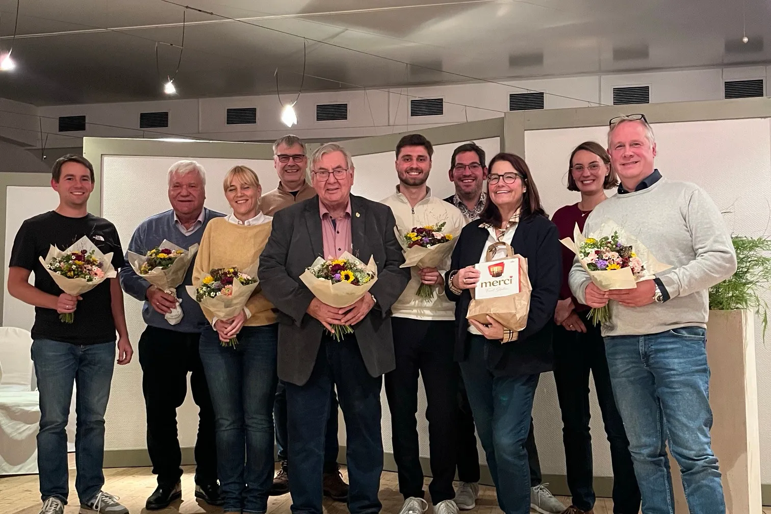 Verabschiedung der ausscheidenden Gruppenmitglieder der CDU/FDP-Gruppe im Rat der Gemeinde Nordstemmen.